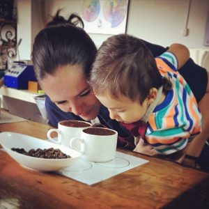 Kaffee-Testen mit den Jüngsten